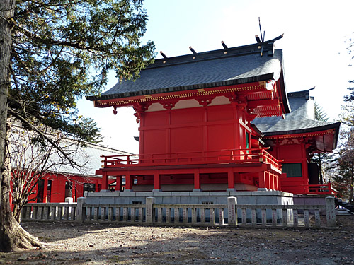 赤城神社　奥殿（大沼・小鳥ヶ島）