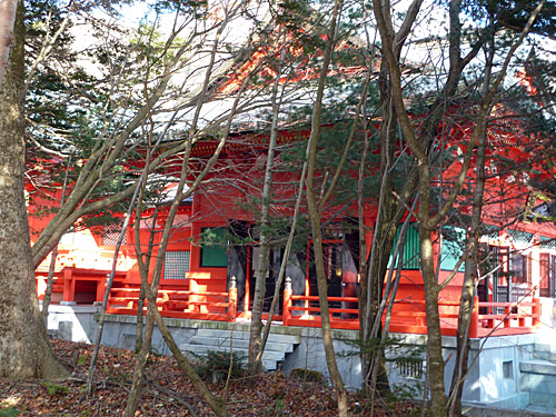 赤城神社　奥殿（大沼・小鳥ヶ島）